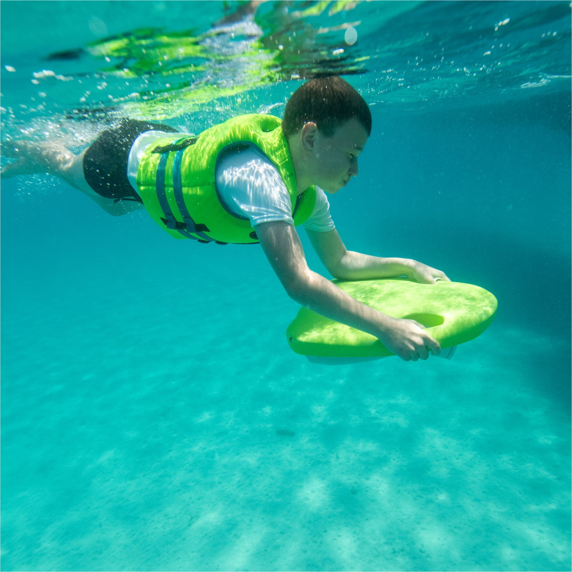 2026 Jobe Flux Kickboard 281025003 - Grøn/grå